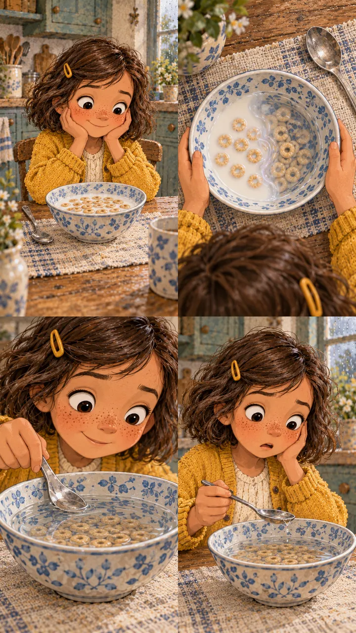 Ellie discovering her magic