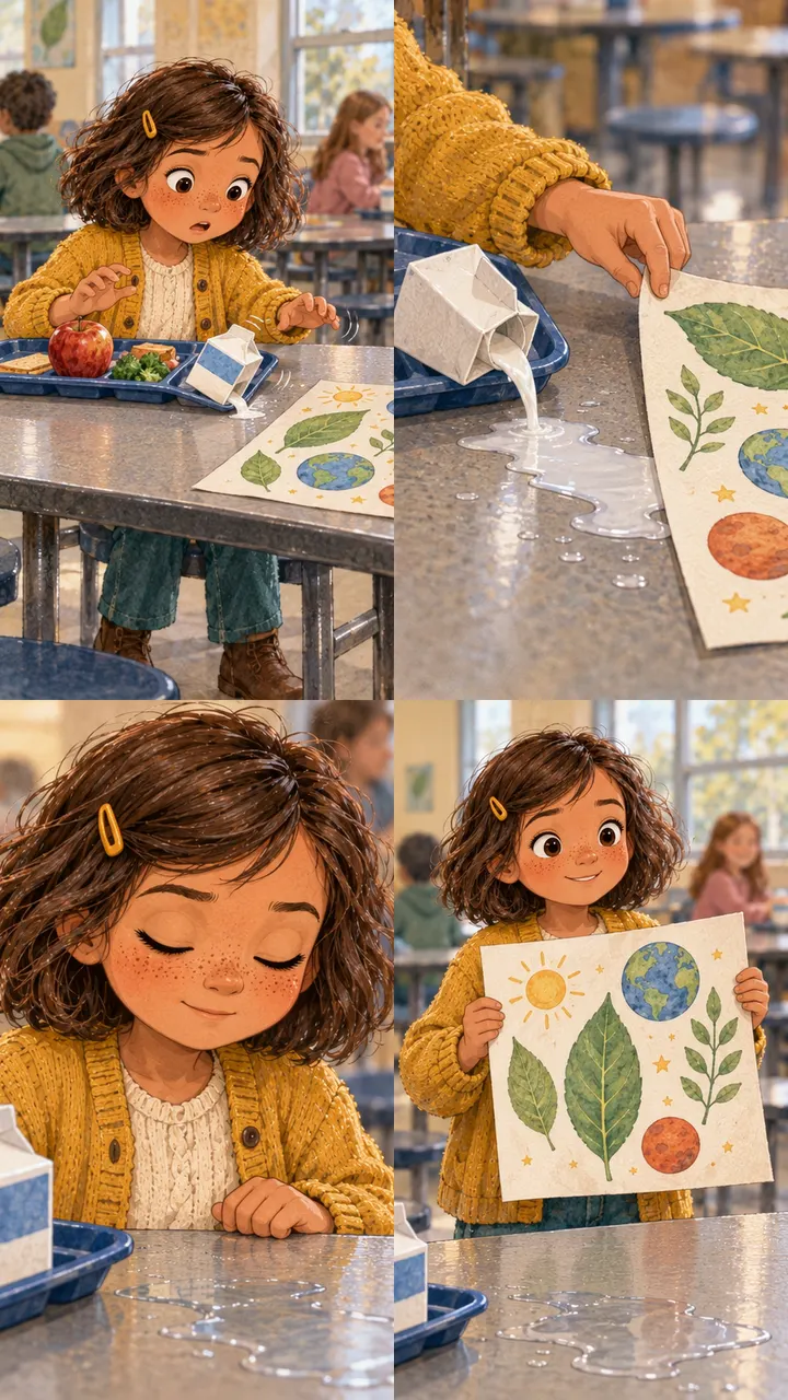 Cafeteria rescue scene